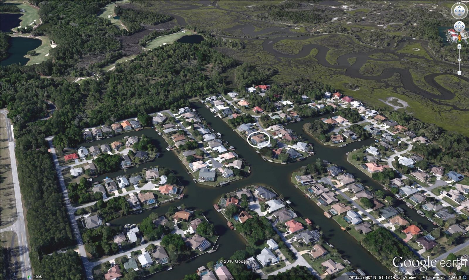 8 Chelsea Court, Palm Coast - Google Earth